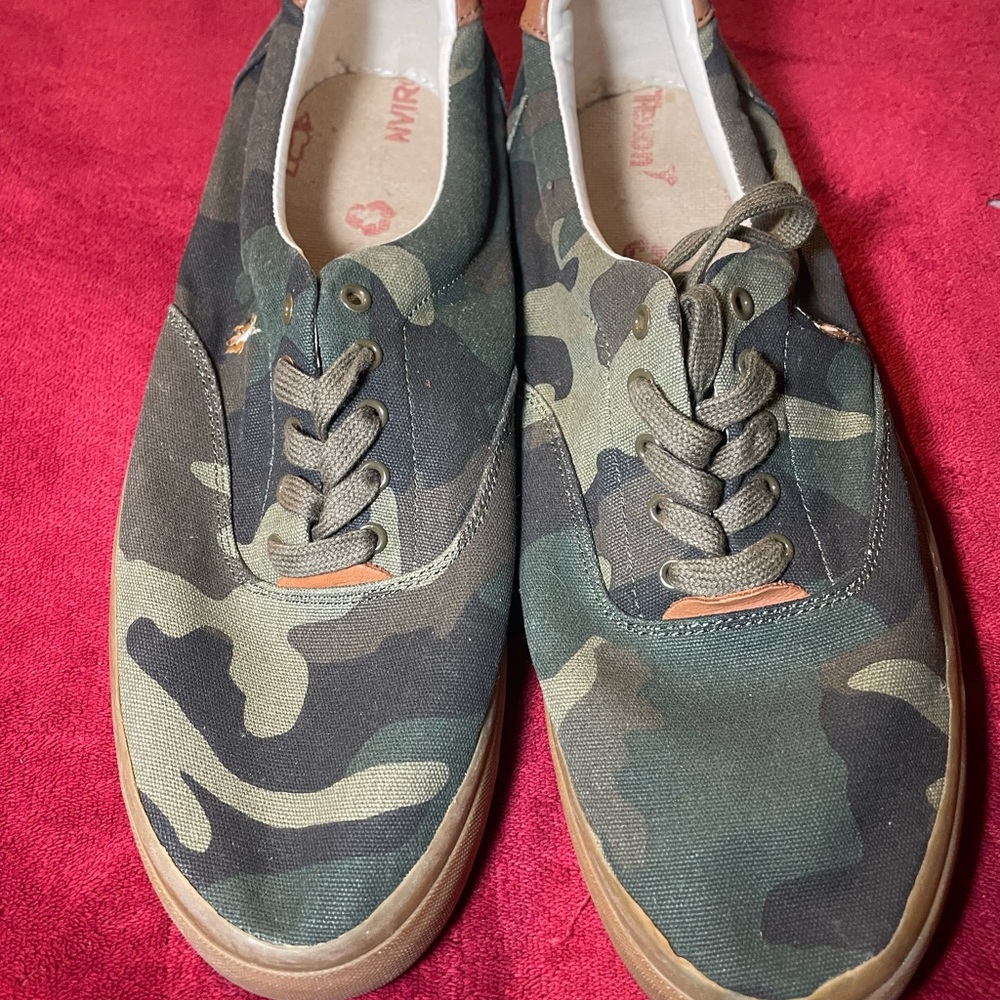 Polo Ralph Lauren Green Camouflage Sneakers